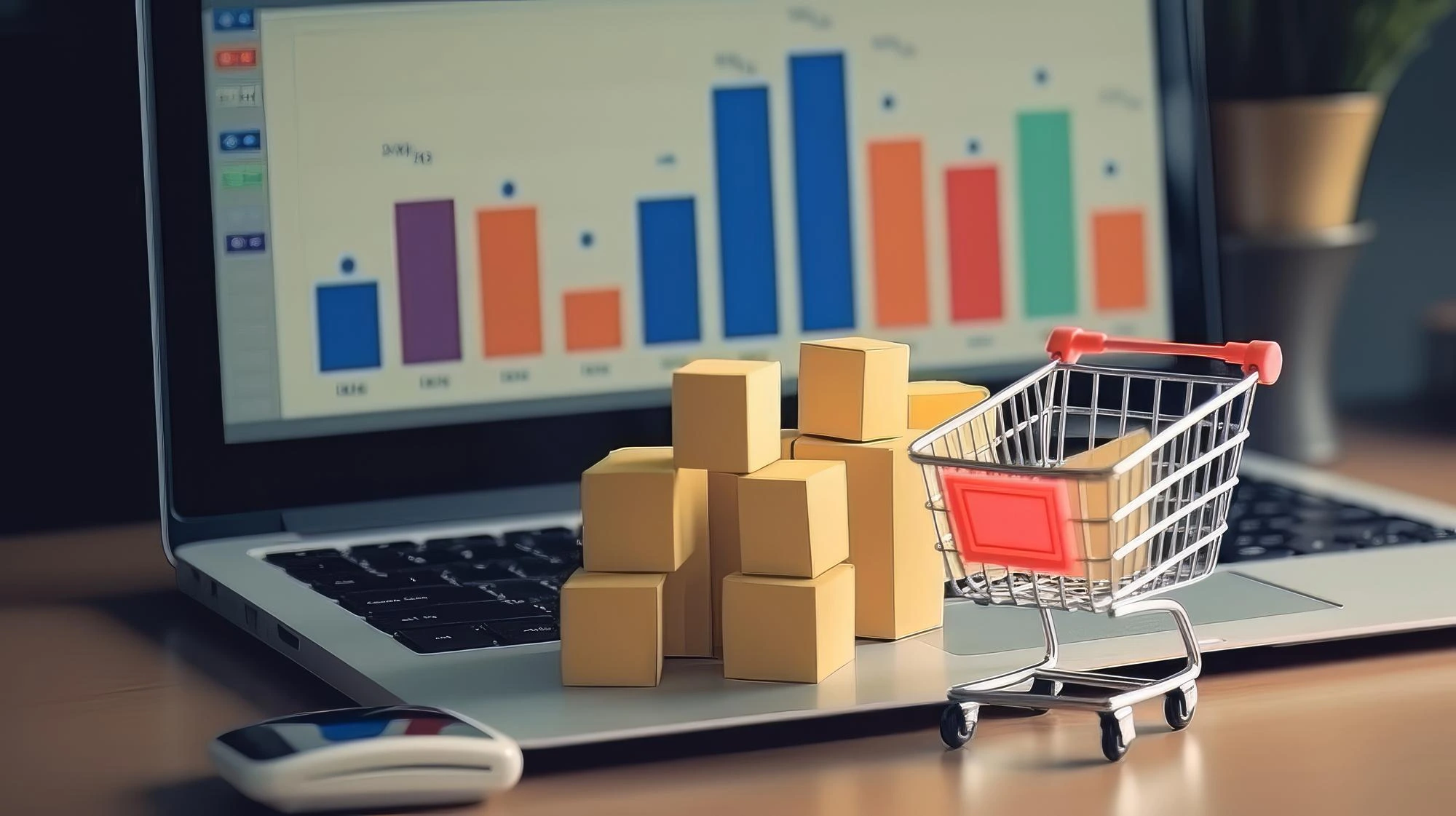 online sales - ventes en ligne